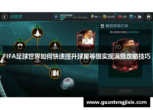 FIFA足球世界如何快速提升球星等级实现满级攻略技巧